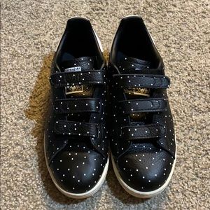 Adidas Stan Smith Black White Polka Dots sz 7